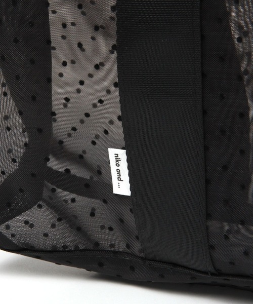 niko and...（ニコアンド）の「オリジナルメッシュトートバッグL（トートバッグ・レディース・ベージュ/ブラック/ピンク・0）」の21枚目の写真