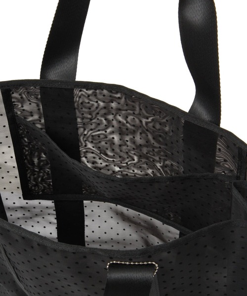 niko and...（ニコアンド）の「オリジナルメッシュトートバッグL（トートバッグ・レディース・ベージュ/ブラック/ピンク・0）」の6枚目の写真