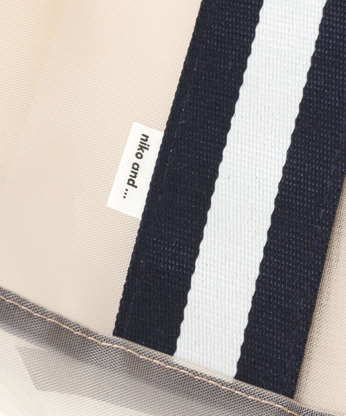 niko and...（ニコアンド）の「オリジナルメッシュトートバッグL（トートバッグ・レディース・ベージュ/ブラック/ピンク・0）」の16枚目の写真