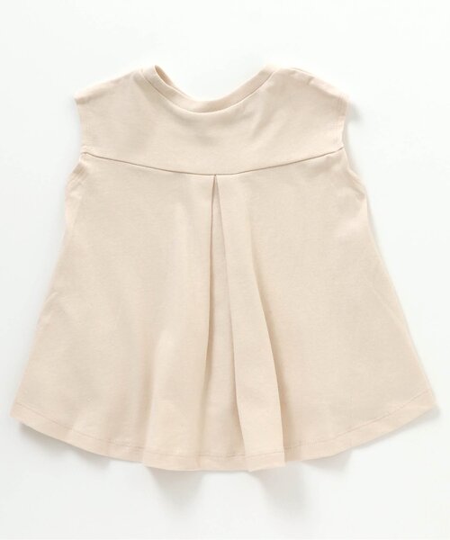 apres les cours（アプレレクール）の「/バックシャンノースリーブロゴトップス（Tシャツ/カットソー・キッズ・イエロー/アイボリー/ピンク・130/140/80/100/110/90/120）」の4枚目の写真