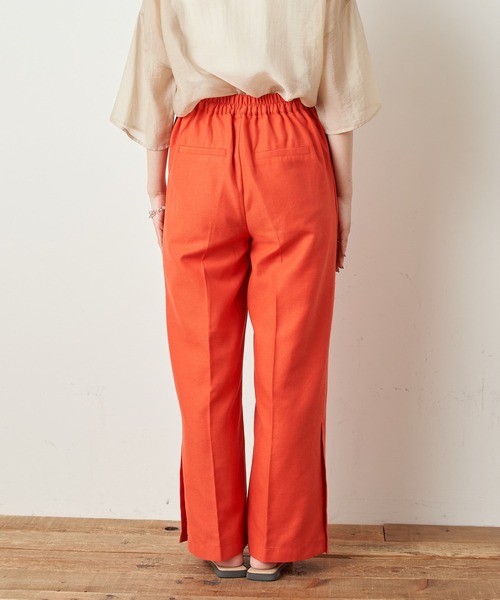 CIAOPANIC TYPY(チャオパニックティピー)の「しわ防止テックリネンパンツ(その他パンツ・レディース・アイボリー/レッド/パープル/グリーン・MEDIUM/SMALL/LARGE)」の20枚目の写真