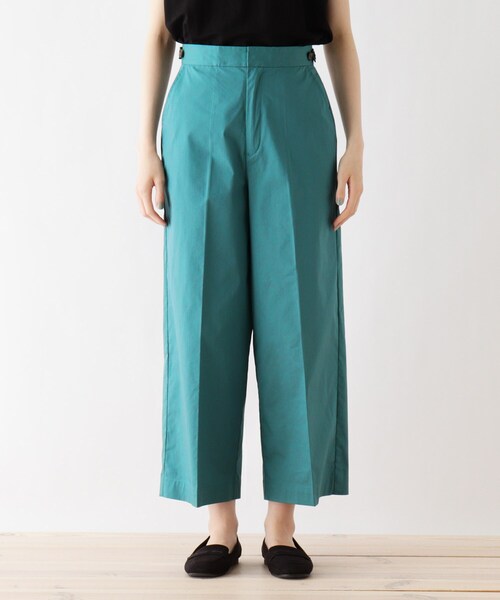 DRESKIP（ドレスキップ）の「◆裏ひんやりワイドパンツ（その他パンツ・レディース・ナチュラル/カーキ/グリーン/ネイビー・03/02/04）」の5枚目の写真