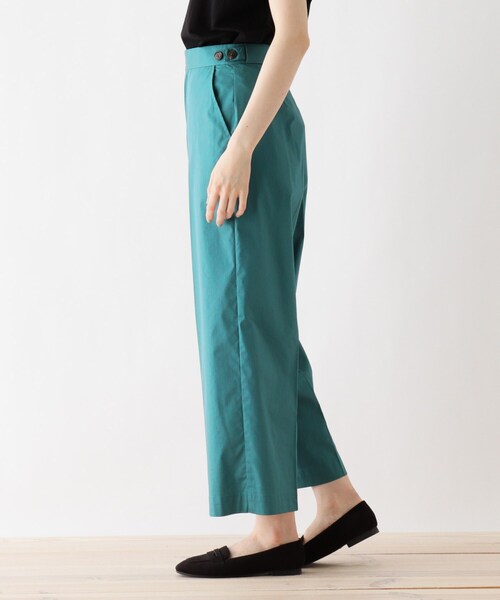DRESKIP（ドレスキップ）の「◆裏ひんやりワイドパンツ（その他パンツ・レディース・ナチュラル/カーキ/グリーン/ネイビー・03/02/04）」の7枚目の写真
