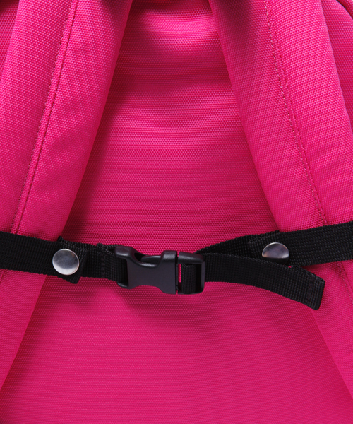 X-girl Stages（エックスガールステージス）の「【VERY(ベリー)5月号掲載商品】BASIC BACK PACK（バックパック/リュック・キッズ・ブラック/ピンク/グリーン・MEDIUM）」の5枚目の写真