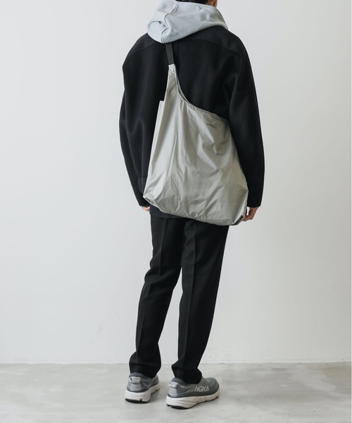 ATTACHMENT（アタッチメント）の「W/Ca DOUBLE FAVE BEAVER CLOTH COLLARLESS ZIPUP JACKET（ブルゾン・メンズ・ブラック/ダークベージュ・3/2/1）」の18枚目の写真