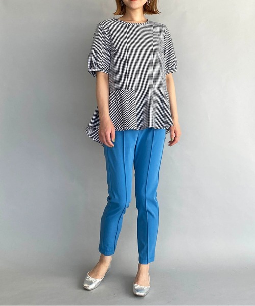 PICCIN（ピッチン）の「パフスリーブ裾フレアブラウス（シャツ/ブラウス・レディース・ブラック/ブラック系その他・M）」の8枚目の写真