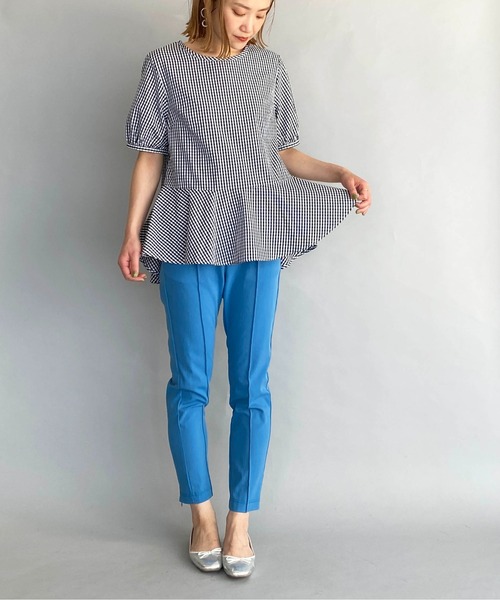 PICCIN（ピッチン）の「パフスリーブ裾フレアブラウス（シャツ/ブラウス・レディース・ブラック/ブラック系その他・M）」の13枚目の写真