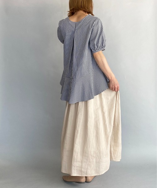 PICCIN（ピッチン）の「パフスリーブ裾フレアブラウス（シャツ/ブラウス・レディース・ブラック/ブラック系その他・M）」の19枚目の写真