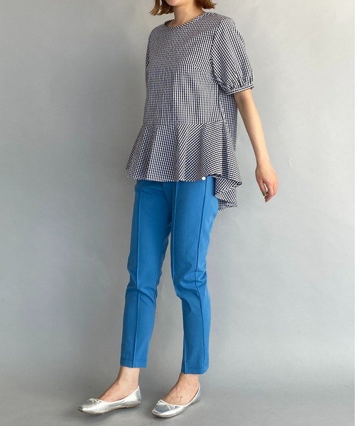 PICCIN（ピッチン）の「パフスリーブ裾フレアブラウス（シャツ/ブラウス・レディース・ブラック/ブラック系その他・M）」の9枚目の写真