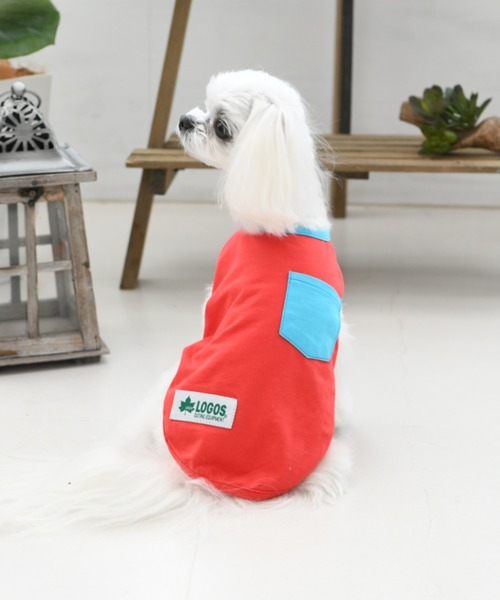 LOGOS（ロゴス）の「LOGOS/ロゴス/ドッグシャツ(ドッグウェア)（ペットウェア・メンズ・ネイビー/ブルー/イエロー/レッド/グレー/ピンク・2L/L/M/S/XS/3L）」の6枚目の写真