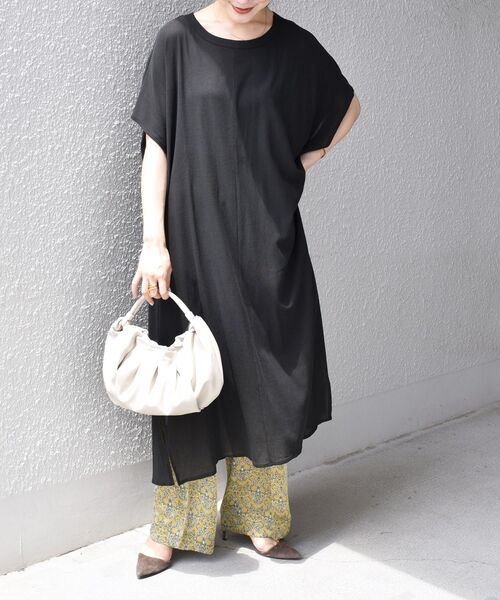 SHIPS（シップス）の「コットンラッセルワンピース◆（ワンピース・レディース・ブラック/カーキ/グリーン・ONE SIZE）」の14枚目の写真