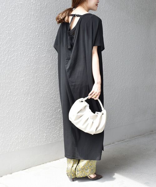 SHIPS（シップス）の「コットンラッセルワンピース◆（ワンピース・レディース・ブラック/カーキ/グリーン・ONE SIZE）」の15枚目の写真