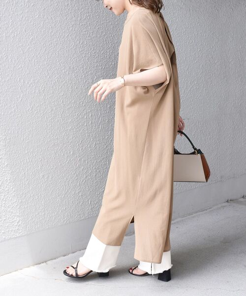 SHIPS（シップス）の「コットンラッセルワンピース◆（ワンピース・レディース・ブラック/カーキ/グリーン・ONE SIZE）」の21枚目の写真