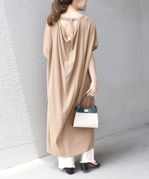 SHIPS（シップス）の「コットンラッセルワンピース◆（ワンピース・レディース・ブラック/カーキ/グリーン・ONE SIZE）」の22枚目の写真