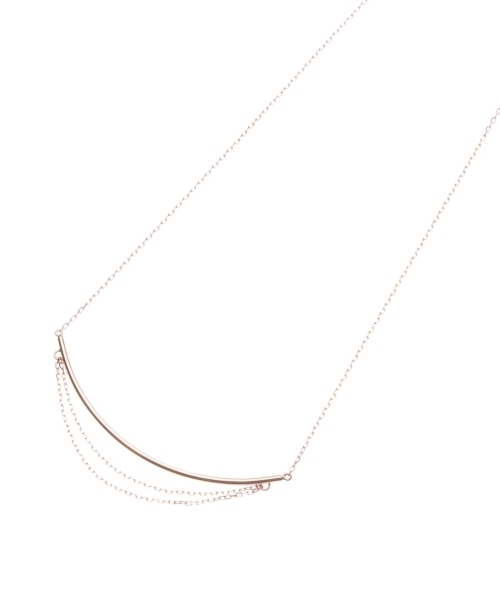 ココシュニック　ドレープチェーンアーチネックレス ドレープチェーン アーチネックレス（ネックレス）｜COCOSHNIK