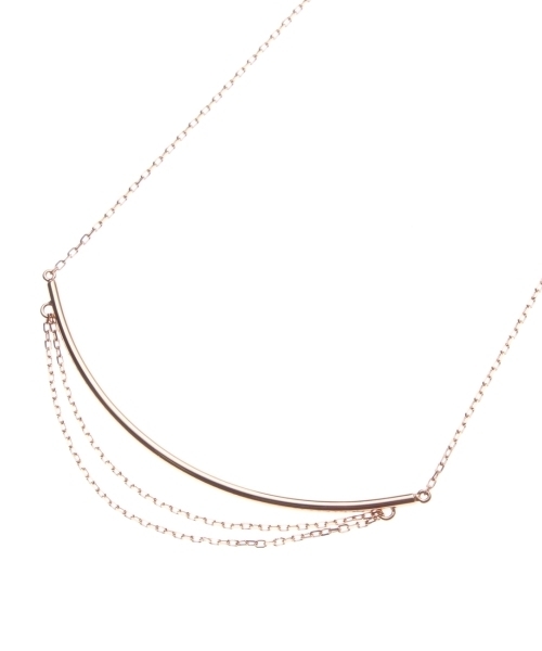 ココシュニック　ドレープチェーンアーチネックレス ココシュニック ドレープチェーンアーチネックレス K10スライド