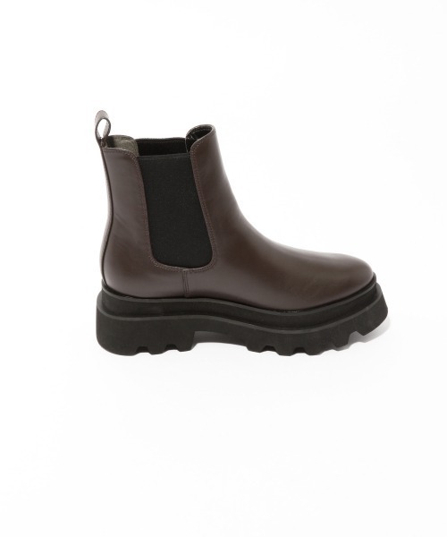 LOWRYS FARM(ローリーズファーム)の「厚底サイドゴアブーツ 215756(ブーツ・レディース・ブラック/ダークブラウン・MEDIUM/LARGE)」の4枚目の写真