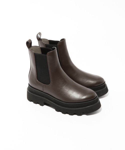 LOWRYS FARM(ローリーズファーム)の「厚底サイドゴアブーツ 215756(ブーツ・レディース・ブラック/ダークブラウン・MEDIUM/LARGE)」の11枚目の写真