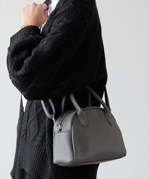 DONOBAN(ドノバン)の「2wayミニボストンBAG(ボストンバッグ・レディース・グレー/ブラック/キャメル/モカ・F)」の1枚目の写真