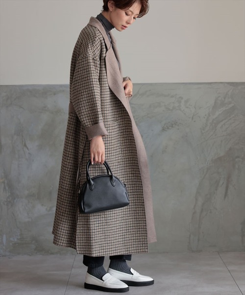 DONOBAN(ドノバン)の「2wayミニボストンBAG(ボストンバッグ・レディース・グレー/ブラック/キャメル/モカ・F)」の13枚目の写真