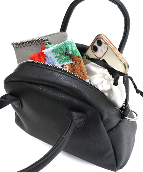 DONOBAN(ドノバン)の「2wayミニボストンBAG(ボストンバッグ・レディース・グレー/ブラック/キャメル/モカ・F)」の22枚目の写真