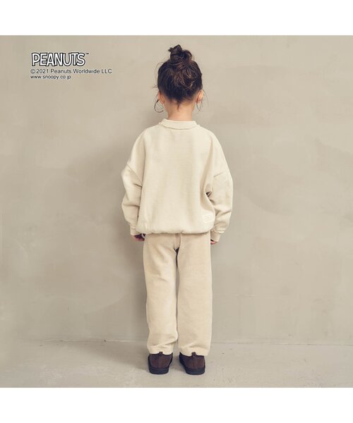PEANUTS（ピーナッツ）の「PEANUTS 3柄トレーナー（スウェット・キッズ・ライトグレー/ブラウン/ベージュ・100/110/120/80/90/130）」の13枚目の写真