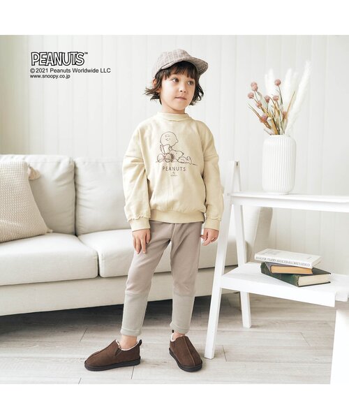 PEANUTS（ピーナッツ）の「PEANUTS 3柄トレーナー（スウェット・キッズ・ライトグレー/ブラウン/ベージュ・100/110/120/80/90/130）」の17枚目の写真