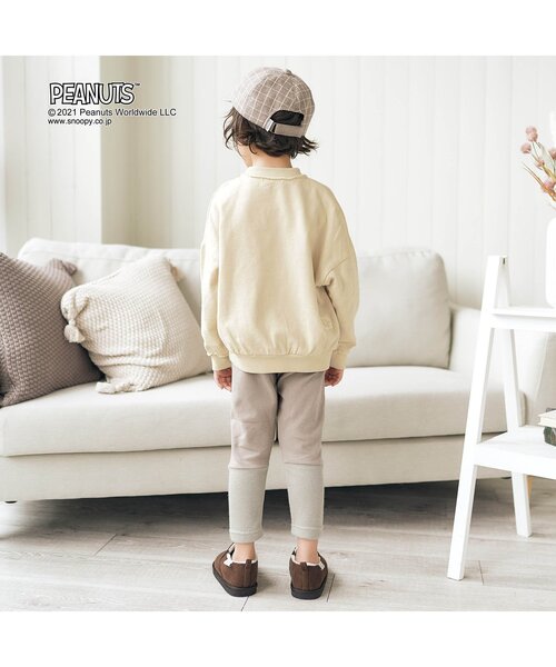 PEANUTS（ピーナッツ）の「PEANUTS 3柄トレーナー（スウェット・キッズ・ライトグレー/ブラウン/ベージュ・100/110/120/80/90/130）」の9枚目の写真