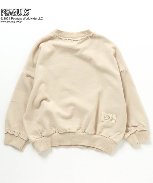 PEANUTS（ピーナッツ）の「PEANUTS 3柄トレーナー（スウェット・キッズ・ライトグレー/ブラウン/ベージュ・100/110/120/80/90/130）」の7枚目の写真