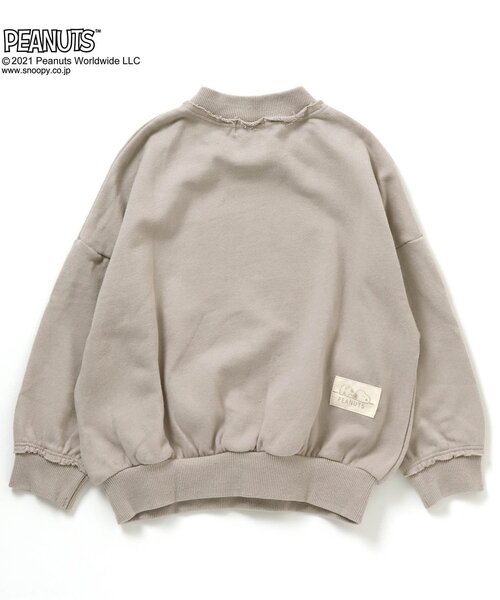 PEANUTS（ピーナッツ）の「PEANUTS 3柄トレーナー（スウェット・キッズ・ライトグレー/ブラウン/ベージュ・100/110/120/80/90/130）」の14枚目の写真