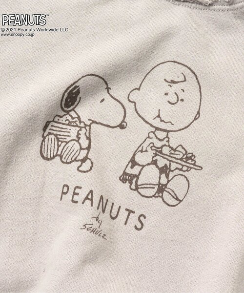 PEANUTS（ピーナッツ）の「PEANUTS 3柄トレーナー（スウェット・キッズ・ライトグレー/ブラウン/ベージュ・100/110/120/80/90/130）」の20枚目の写真