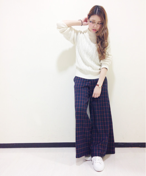 Kastane（カスタネ）の「【Kastane】バギーパンツ（その他パンツ・レディース・ネイビー/ブラック・FREE）」の15枚目の写真