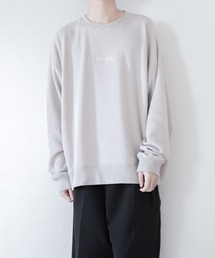 melt. | melt. - ロゴ刺繍トロミオーバースウェット(スウェット)