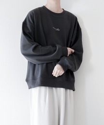 melt. | melt. - ロゴ刺繍トロミオーバースウェット(スウェット)