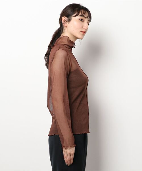 cepo(セポ)の「シアータートル(Tシャツ/カットソー・レディース・カーキ/ブラウン/パープル・M)」の6枚目の写真