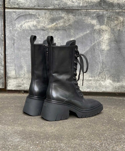 ASH（アッシュ）の「【ODESSA】レースアップハーフブーツ（ブーツ・レディース・ブラック・36/35/40/38/39/37）」の6枚目の写真