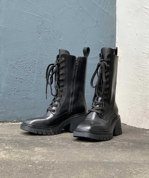 ASH（アッシュ）の「【ODESSA】レースアップハーフブーツ（ブーツ・レディース・ブラック・36/35/40/38/39/37）」の7枚目の写真