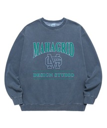 MAHAGRID | 【mahagrid】UNIVERSITY PIGMENT SWEATSHIRT / マハグリッド ユニバーシティー ピグメント スウェットシャツ(スウェット)