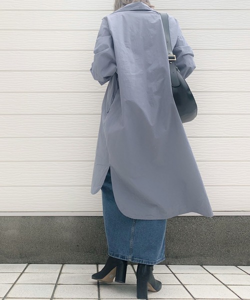 Q(キュー)の「ロングデニムスカート(デニムスカート・レディース・インディゴブルー・SMALL/MEDIUM/LARGE)」の8枚目の写真