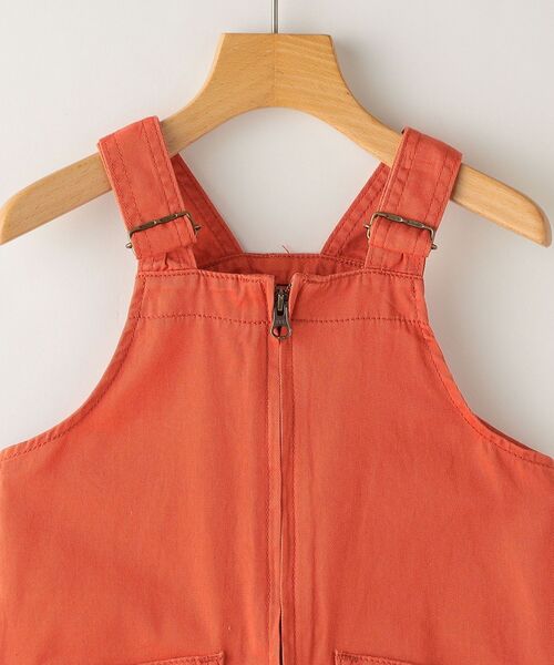 Lee（リー）の「Lee:ミリタリー サロペット スカート(100～140cm)（スカート・キッズ・オレンジ/オリーブ・130/110/100/140）」の9枚目の写真