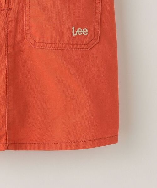 Lee（リー）の「Lee:ミリタリー サロペット スカート(100～140cm)（スカート・キッズ・オレンジ/オリーブ・130/110/100/140）」の7枚目の写真