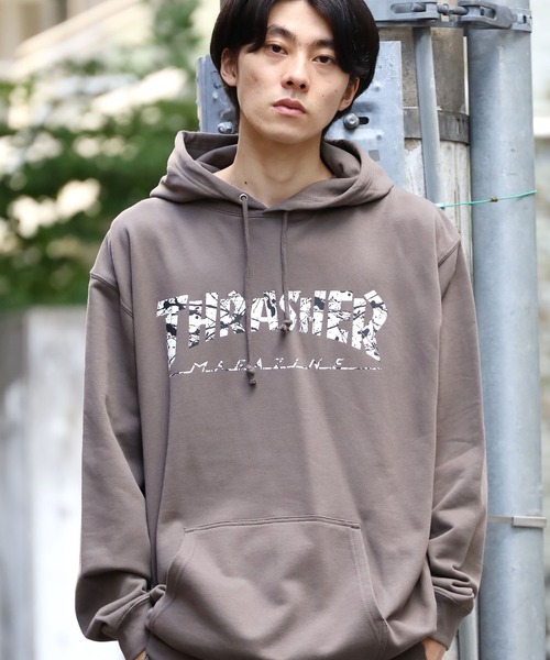 THRASHER(スラッシャー)の「THRASHER/スラッシャー splash HOODIE パーカー(パーカー・メンズ・ホワイト/チャコール/ブラック/グレー・L/M/XL)」の22枚目の写真