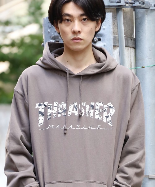 THRASHER(スラッシャー)の「THRASHER/スラッシャー splash HOODIE パーカー(パーカー・メンズ・ホワイト/チャコール/ブラック/グレー・L/M/XL)」の15枚目の写真