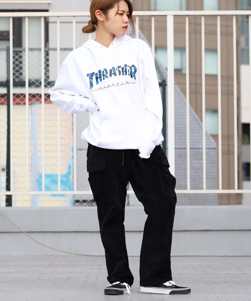 THRASHER(スラッシャー)の「THRASHER/スラッシャー splash HOODIE パーカー(パーカー・メンズ・ホワイト/チャコール/ブラック/グレー・L/M/XL)」の19枚目の写真