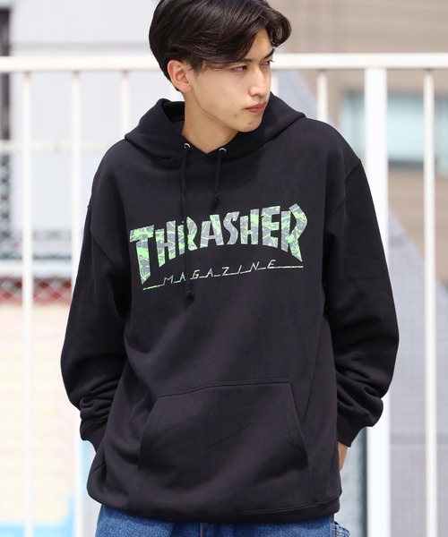 THRASHER(スラッシャー)の「THRASHER/スラッシャー splash HOODIE パーカー(パーカー・メンズ・ホワイト/チャコール/ブラック/グレー・L/M/XL)」の18枚目の写真