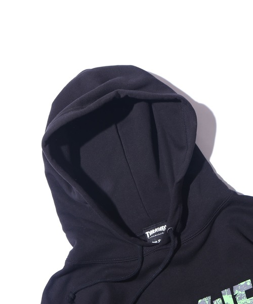 THRASHER(スラッシャー)の「THRASHER/スラッシャー splash HOODIE パーカー(パーカー・メンズ・ホワイト/チャコール/ブラック/グレー・L/M/XL)」の9枚目の写真