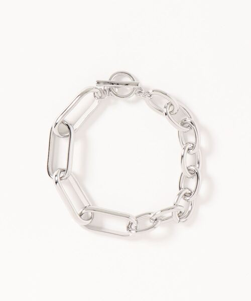 DouDou（ドゥドゥ）の「ボリュームチェーンブレス（ブレスレット・レディース・シルバー/ゴールド・FREE）」の4枚目の写真