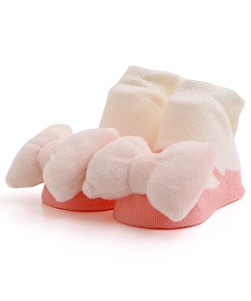 Ampersand(アンパサンド)の「/ラトルソックス(ベビーシューズ/ベビーソックス・キッズ・ピンク・9)」の1枚目の写真