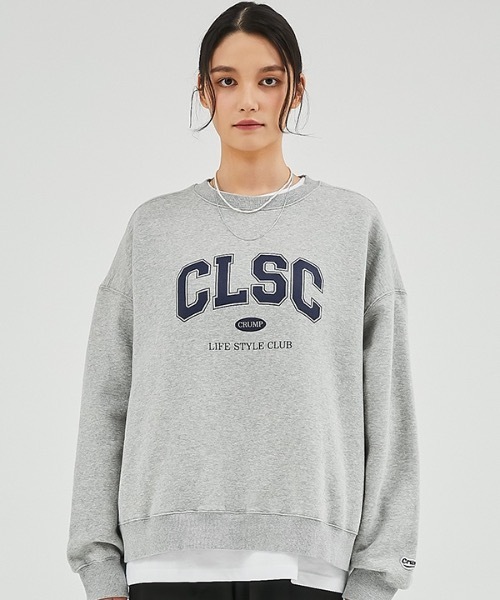 crump(クランプ)の「【crump 】CLSC アーチロゴスウェットシャツ(スウェット・レディース・ブラック/グレー/ベージュ・MEDIUM/LARGE/X-LARGE)」の3枚目の写真