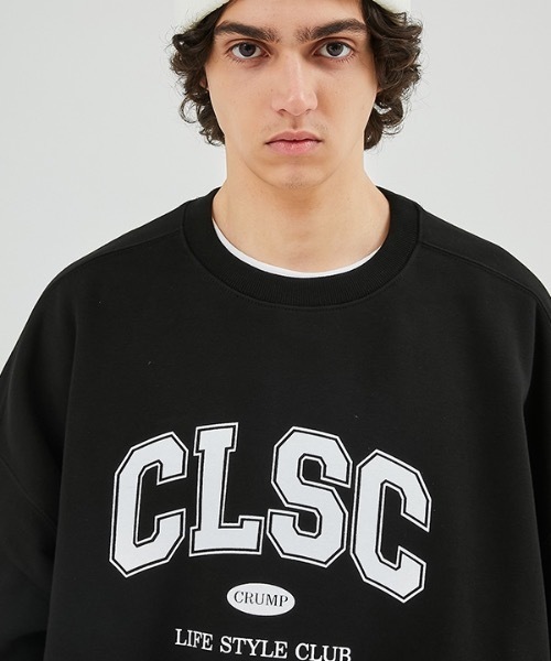 crump(クランプ)の「【crump 】CLSC アーチロゴスウェットシャツ(スウェット・レディース・ブラック/グレー/ベージュ・MEDIUM/LARGE/X-LARGE)」の6枚目の写真